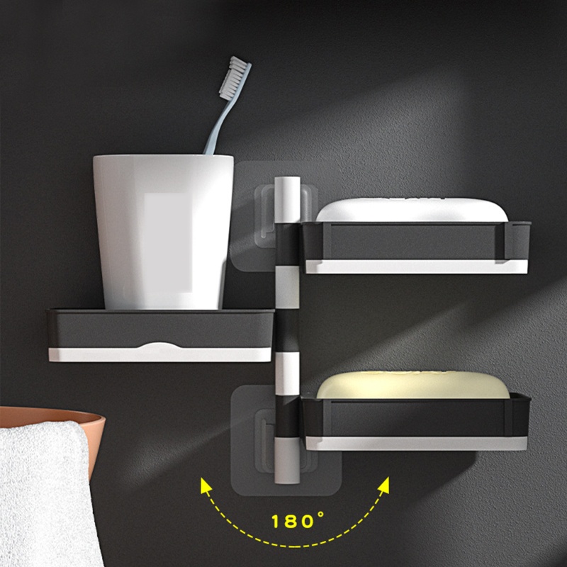 Giá Đỡ Xà Phòng 4 Tầng Xoay Được Đa Năng