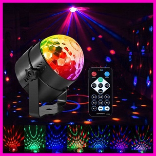 Đèn Led Xoay 7 Màu Cảm Ứng Theo Nhạc Trang Trí Sân Khấu, Vũ Trường, Quán Bar, Trang Trí Ngày Tết Lễ Hội