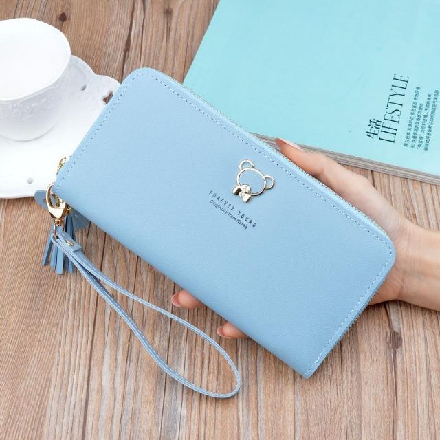 Ví nữ dài họa tiết gấu da mềm đẹp 009 | BigBuy360 - bigbuy360.vn