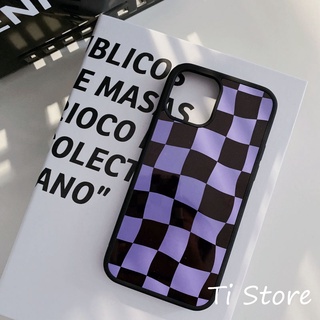 Ốp Lưng Caro Purple iP [ TI STORE ]