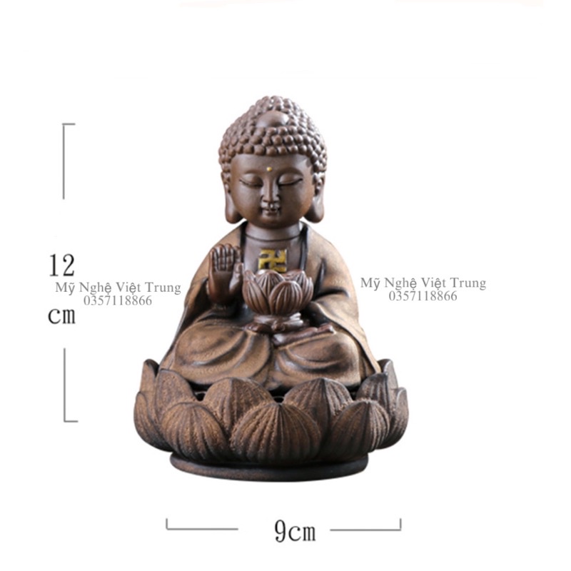 Tượng Phật Đèn Led Xông Trầm Hương