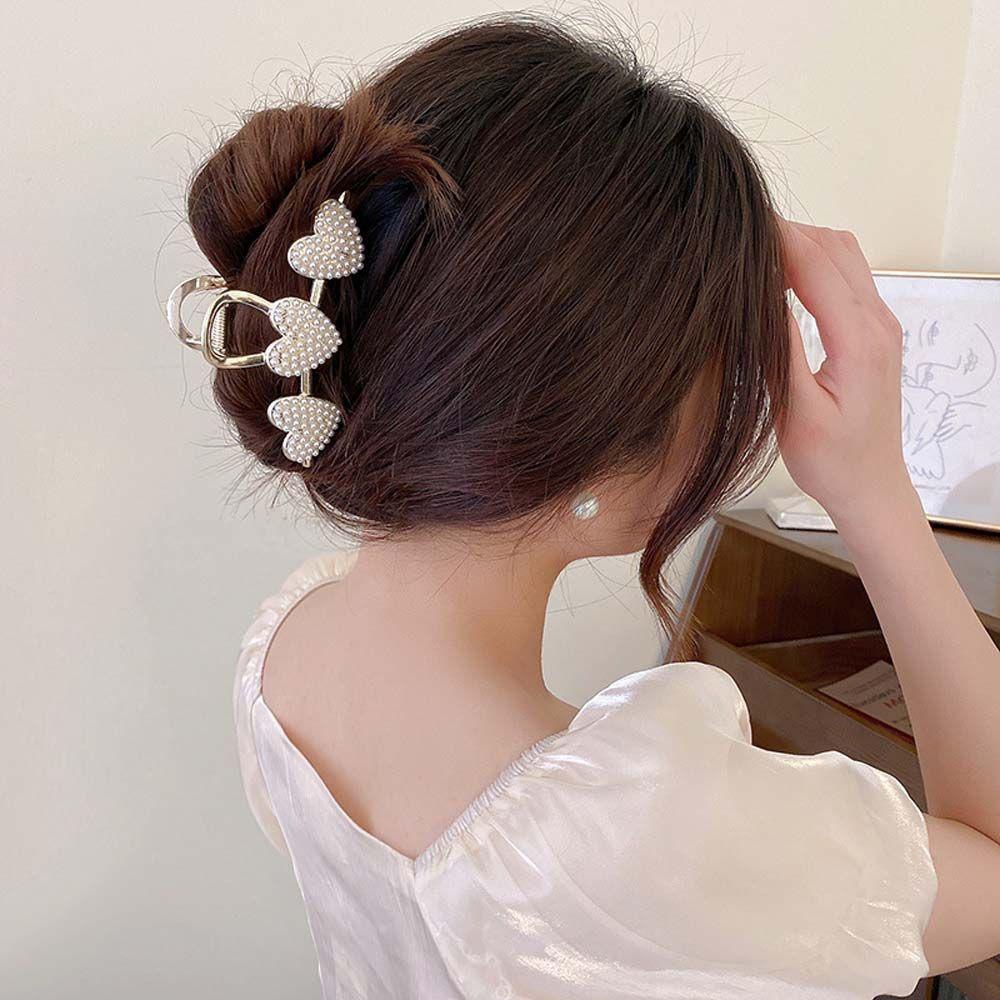 Kẹp Tóc Móng Vuốt Hình Trái Tim Thời Trang Cho Nữ DANILO|Kẹp Tóc Hình Cá Mập Dễ Thương Xinh Xắn Cao Cấp