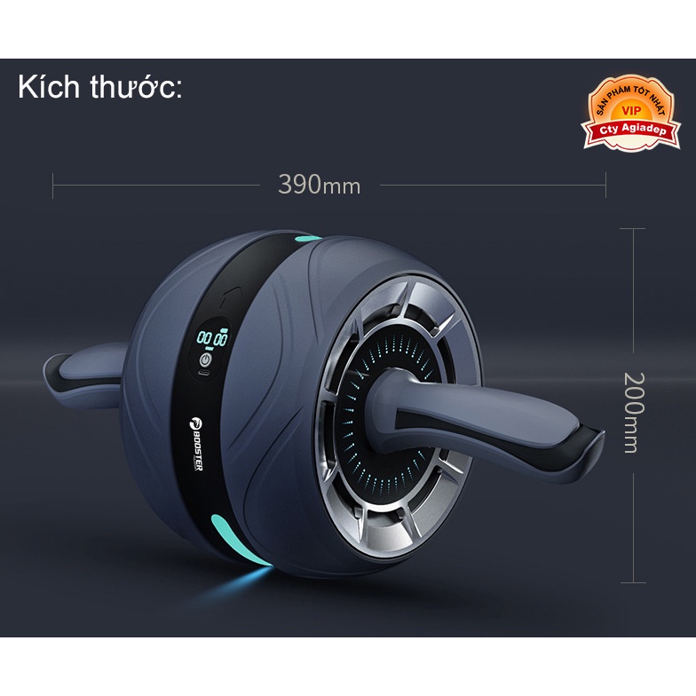 Con lăn điện tử REBOUND siêu xịn tập thể dục gym cơ bụng tay chân