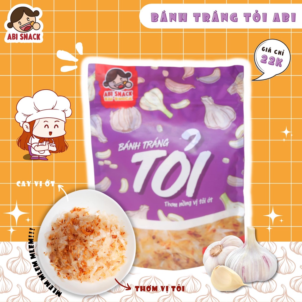 [OFFICIAL STORE] Bánh Tráng Tỏi ABI - ABI SNACK