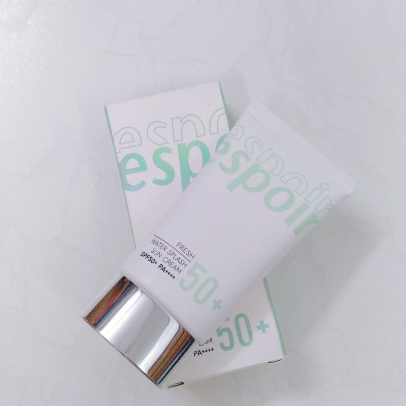 Kem chống nắng màu xanh Espoir Fresh Water Splash Sun Cream SPF50+ PA++++ 60ML