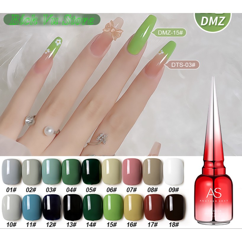 Sơn Gel AS mã DMZ | chai đỏ