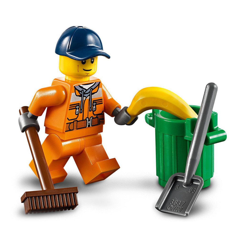 LEGO CITY 60249  Xe Quét Đường ( 89 Chi tiết) Bộ gạch đồ chơi lắp ráp giao thông cho trẻ em
