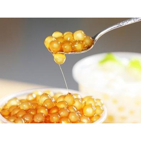 Trân châu đen caramel, trắng, hoàng kim  Hoàn Anh làm trân châu đường đen ngon