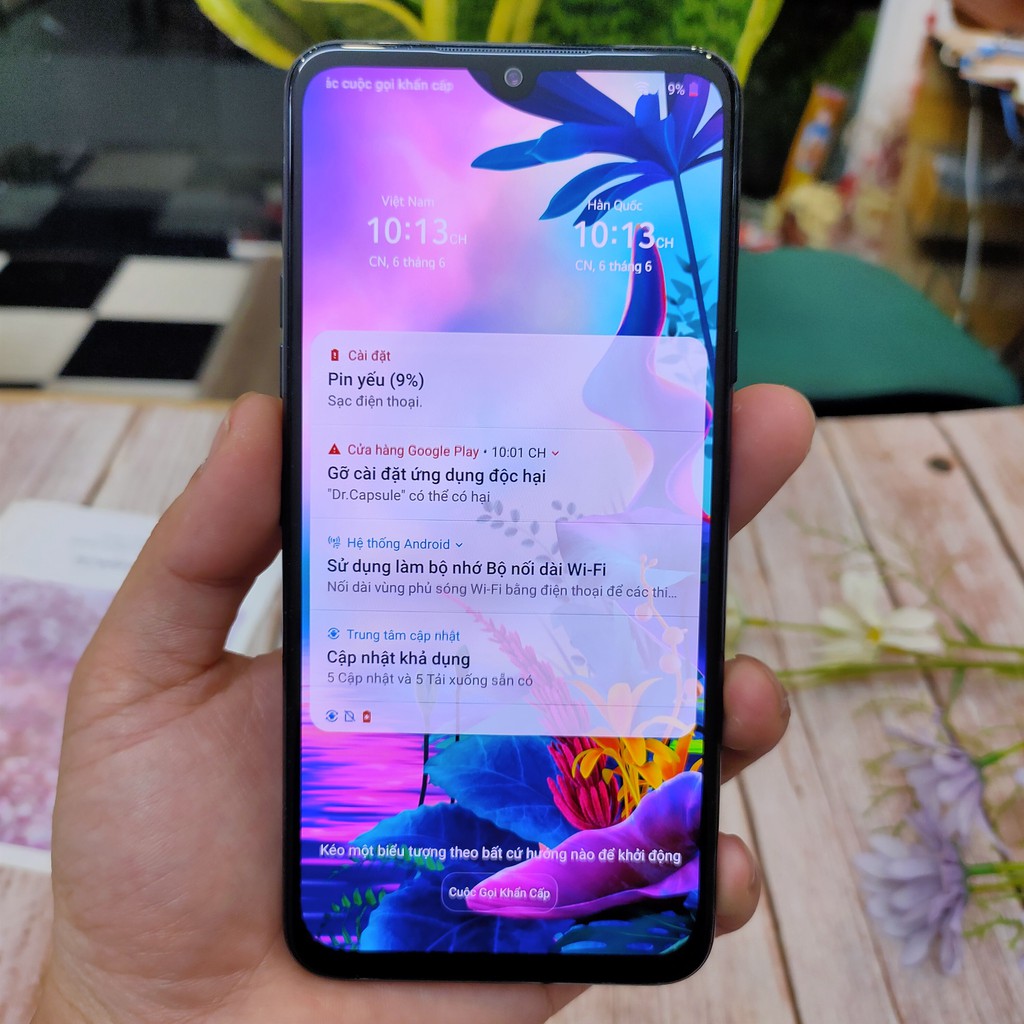 Điện thoại LG V50S ThinQ 5G (8GB|256GB) Hàn Quốc,Snap 855 Nguyên zin