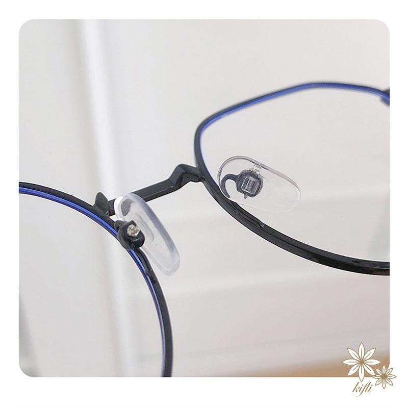 【kifli】Mắt Kính Gọng Kim Loại Chống Ánh Sáng Xanh Phong Cách Retro Thời Trang Cho Nữ