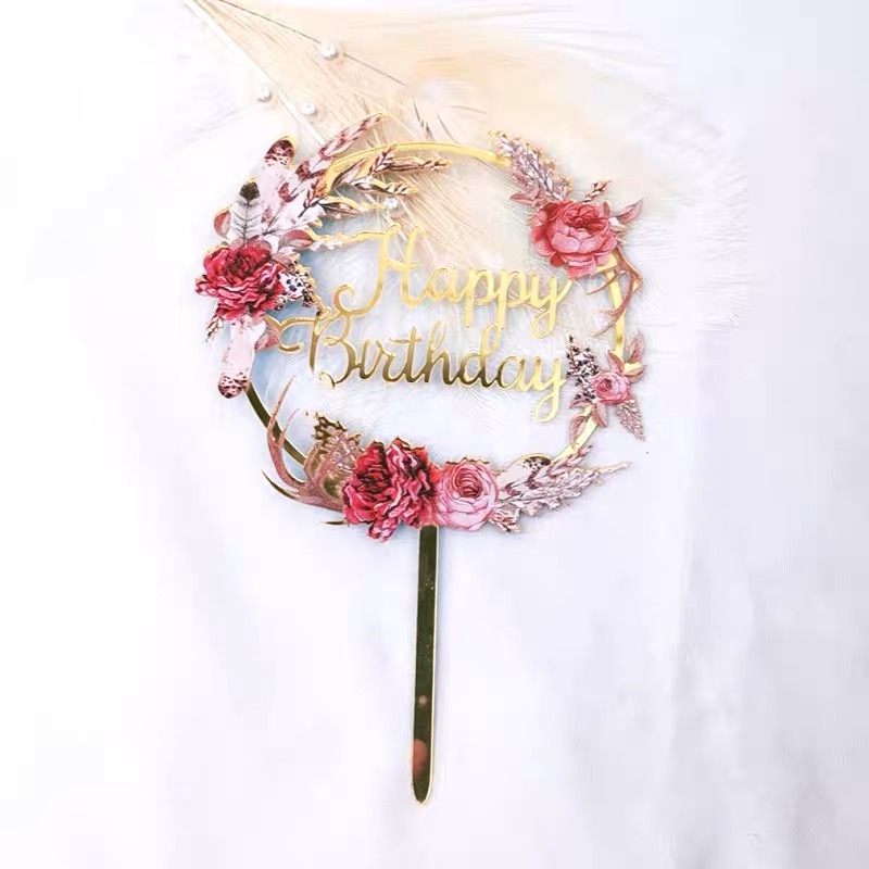 Topper Gắn Trang Trí Bánh Kem Hình Chữ Mr &amp; Mrs