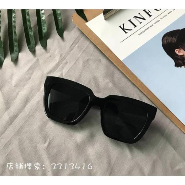 Mắt kính râm chữ V hàn quốc sang chảnh, gọng kính mát nam nữ phong cách D22