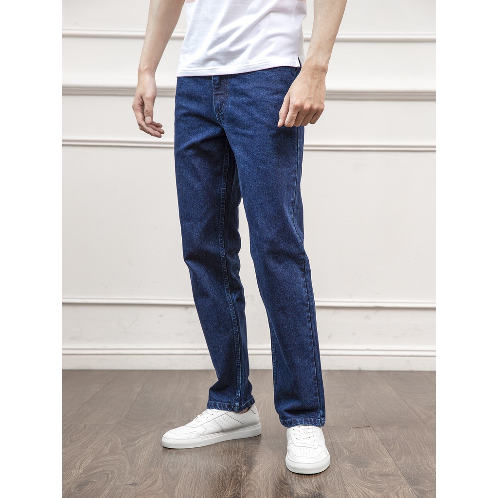 Quần Jeans ARISTINO phom Regular fit suông, mềm mại, xốp nhẹ và thoáng khí - AJN00701