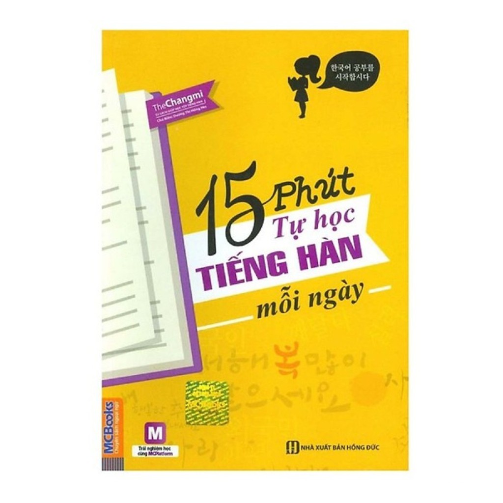 Sách Combo 15 Phút Tự Học Tiếng Hàn mỗi ngày + Học Nhanh Tiếng Hàn mỗi ngày | BigBuy360 - bigbuy360.vn