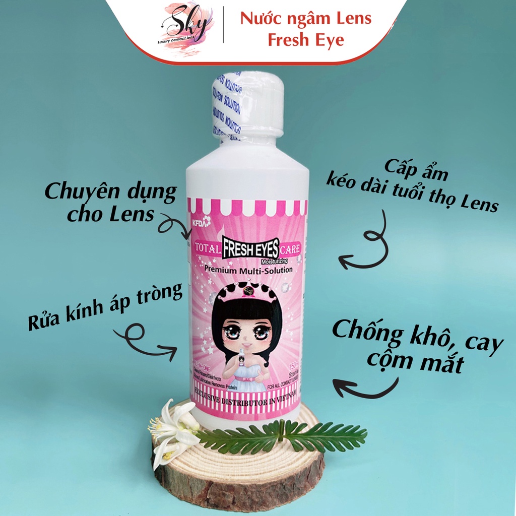 Nước ngâm, rửa lens chuyên dụng Fresh eyes | Video-Ảnh Thật của sản phẩm