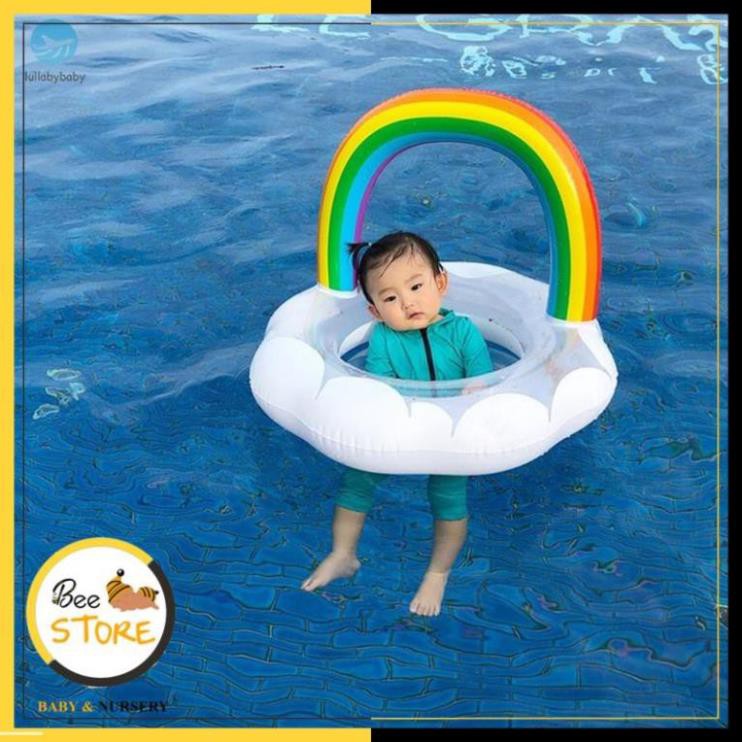 [BÁN LẺ GIÁ SỈ] Phao Bơi Cầu Vồng Xinh Xắn Cho Bé Từ 4 tháng - 4 tuổi