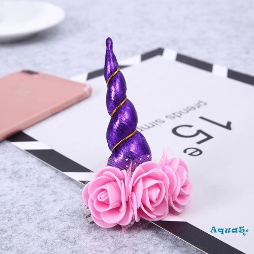 Cài tóc hình sừng phong cách Halloween xinh xắn dành cho bé gái