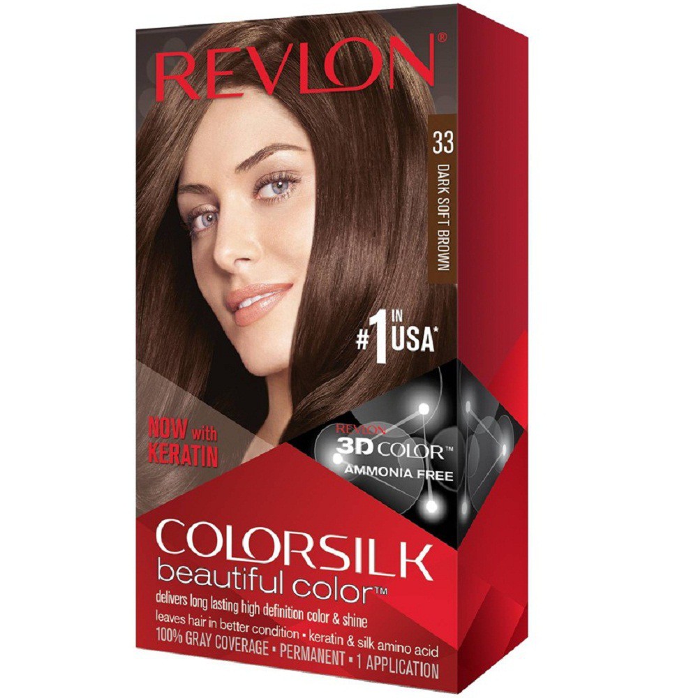 Thuốc Nhuộm Tóc Số 33 Nâu Chocolate Sáng Revlon Colorsilk, Với uxu.vn Tất Cả Là Chính Hãng.