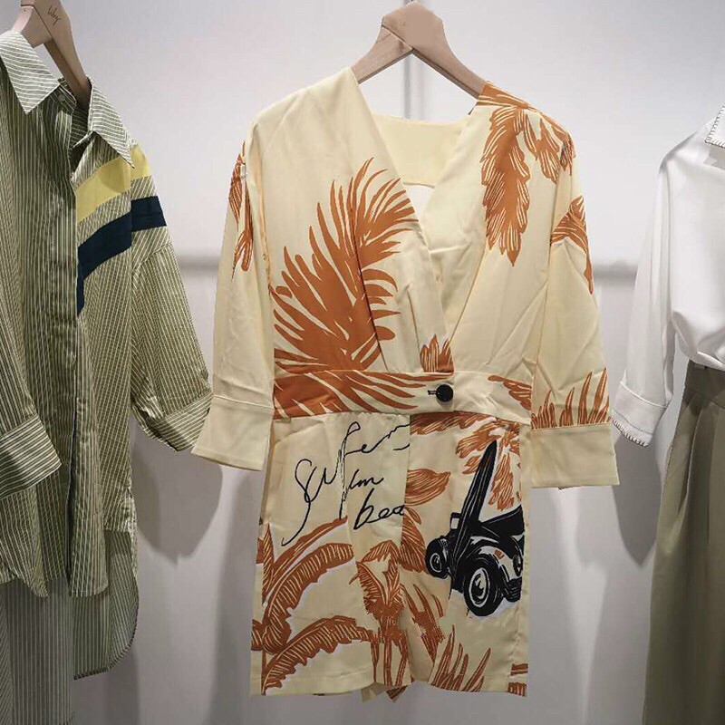 Jumpsuit hoạ tiết summer