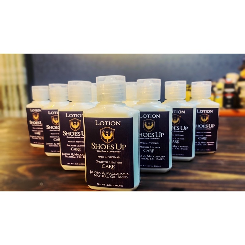 Shoes Up Leather Lotion - Sữa vệ sinh & dưỡng da dịu nhẹ Túi xách,Giày Da, phụ kiện đồ da.