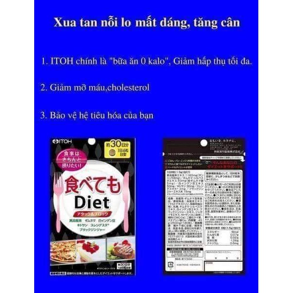 Viên Giảm cân ITOH diet nhật bản | BigBuy360 - bigbuy360.vn
