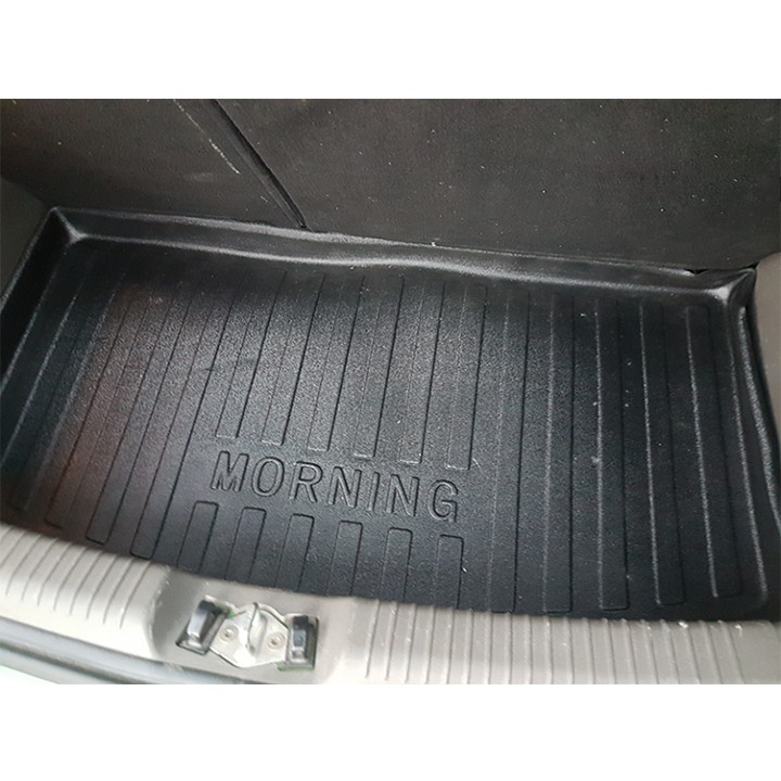 Lót cốp Morning 2018, 2019, 2020, Lót Cốp theo xe Kia Morning - Nhựa TPO cao cấp