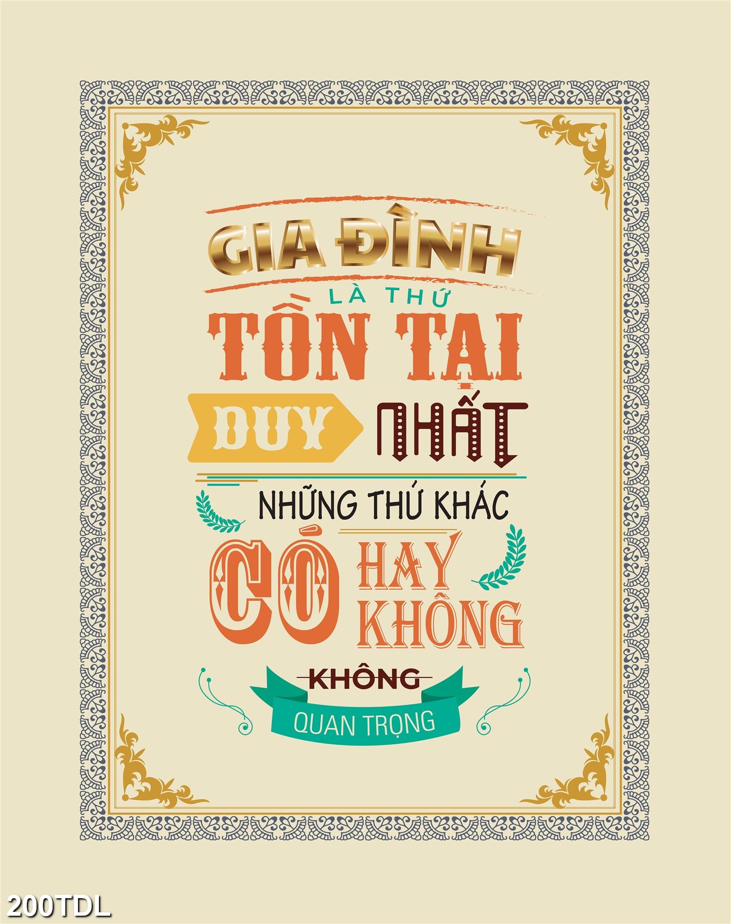 TRANH DÁN TƯỜNG 3D SLOGAN ĐỘNG LỰC SLDL200 - TRANH DÁN TƯỜNG VĂN PHÒNG LÀM VIỆC - YAN SHOP