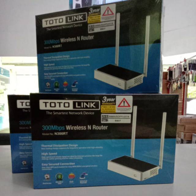 Bộ Phát Sóng Wifi Totolink N300rt-300mbps 2 Ăng Ten