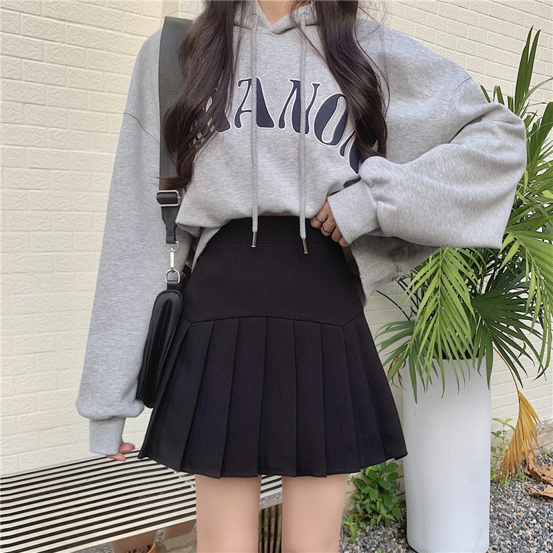 Chân váy tennis xếp ly dáng mới Hagi chữ A lưng cao che hông bigsize phong cách ullzzang (có XS, XL inbox riêng shop)