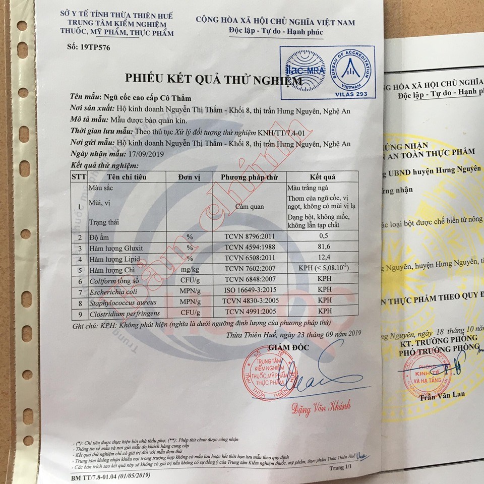 Ngũ cốc Cô Thắm 18 hạt dinh dưỡng..)