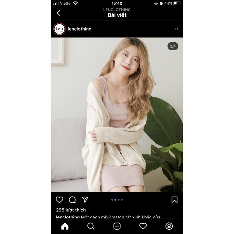 Thanh lí cardigan Len