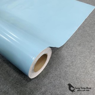 Decal màu xanh dương - Giấy dán tường , bàn , tủ có sẵn keo ( khổ 1,2m )