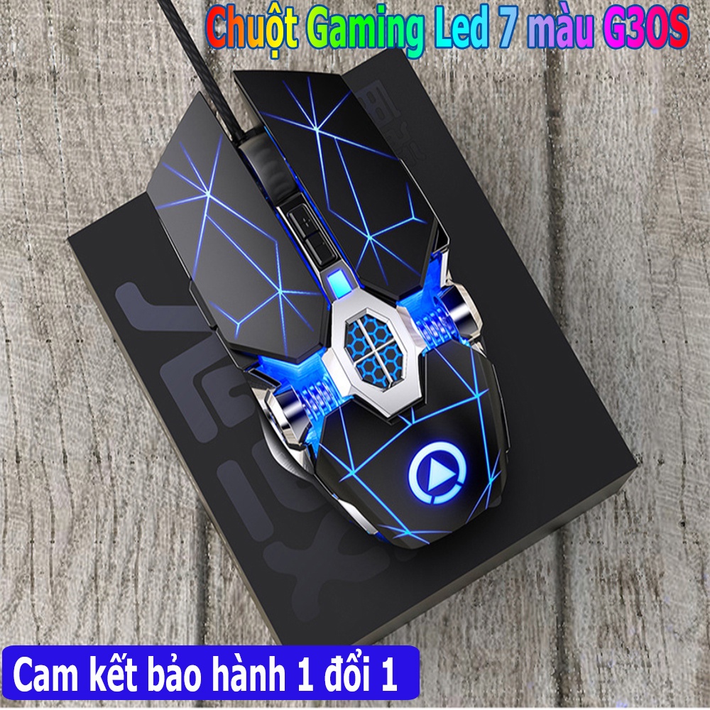 Chuột Gaming Có Dây Chính Hãng YINDIAO G3OS Led RGB DPI 3200 Phù Hợp Văn Phòng Và Chơi Game