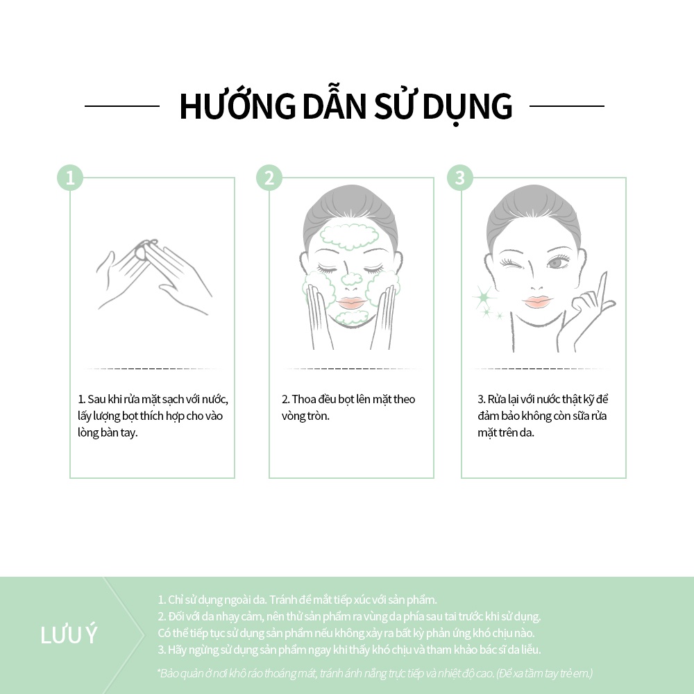 Set 2 Sữa Rửa Mặt Tạo Bọt Trong Suốt Giảm Sưng Đỏ Kiểm Soát Dầu Làm Sạch Sâu Thu Nhỏ Lỗ Chân Lông Lanbena