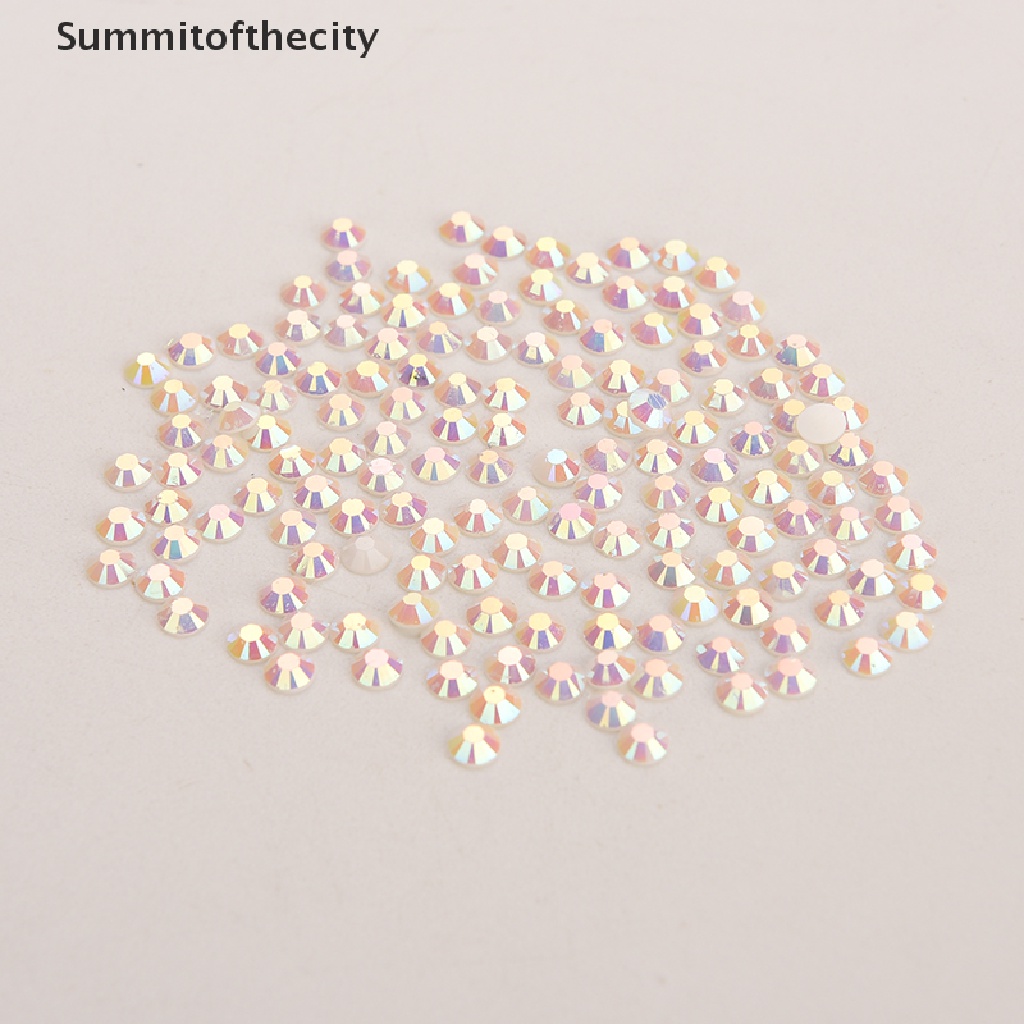 Set 1000 Hạt Pha Lê Tròn 4mm Tự Trang Trí Móng Tay Mới