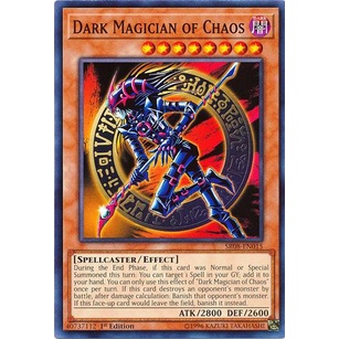 Thẻ bài Yugioh - TCG - Dark Magician of Chaos / SR08-EN015'