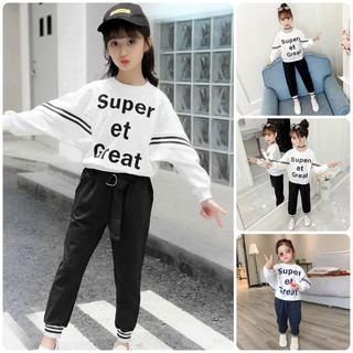 [HOT] BTG19⚡Size100-140 (12-35kg)⚡set bộ thể thao bé gái⚡HÀNG QUẢNG CHÂU LOẠI 1