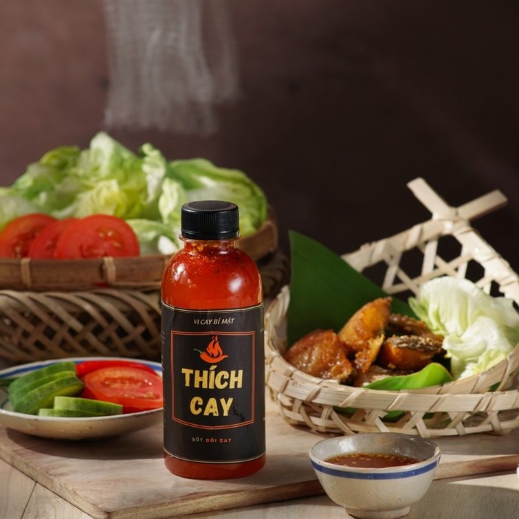 Sốt gỏi cay vị truyền thống, trộn salad nhanh và tiện lợi 250ml Thích Cay Fresh Sauce