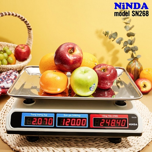 Cân điện tử NiNDA SN268 cân tối đa 30kg- Hàng Chính Hãng