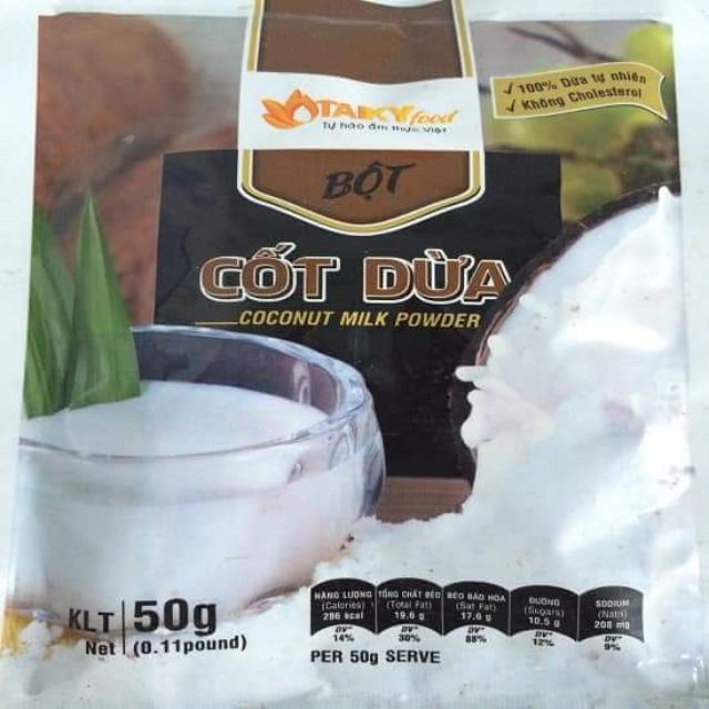 BỘT CỐT DỪA TÀI KÝ 50G