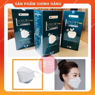 Khẩu trang cao cấp LUXURY 4D Sen Việt ,1 hộp 30 cái, lọc bụi,kháng khuẩn màu Xám