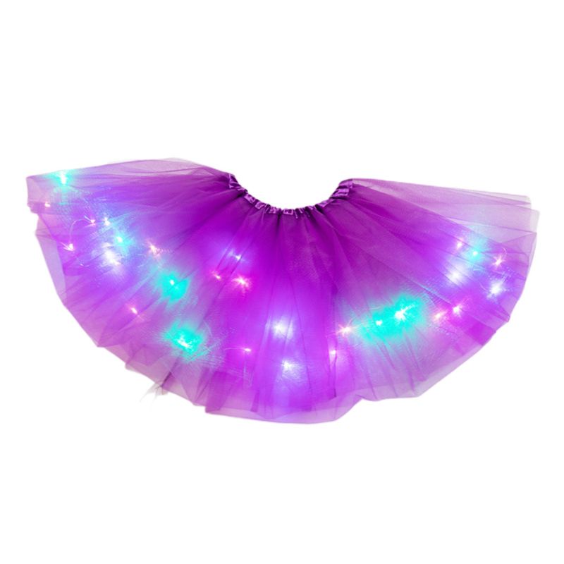 ✿ Đầm XòE ThắT Nơ Có ĐèN LED Cho Bé GáI