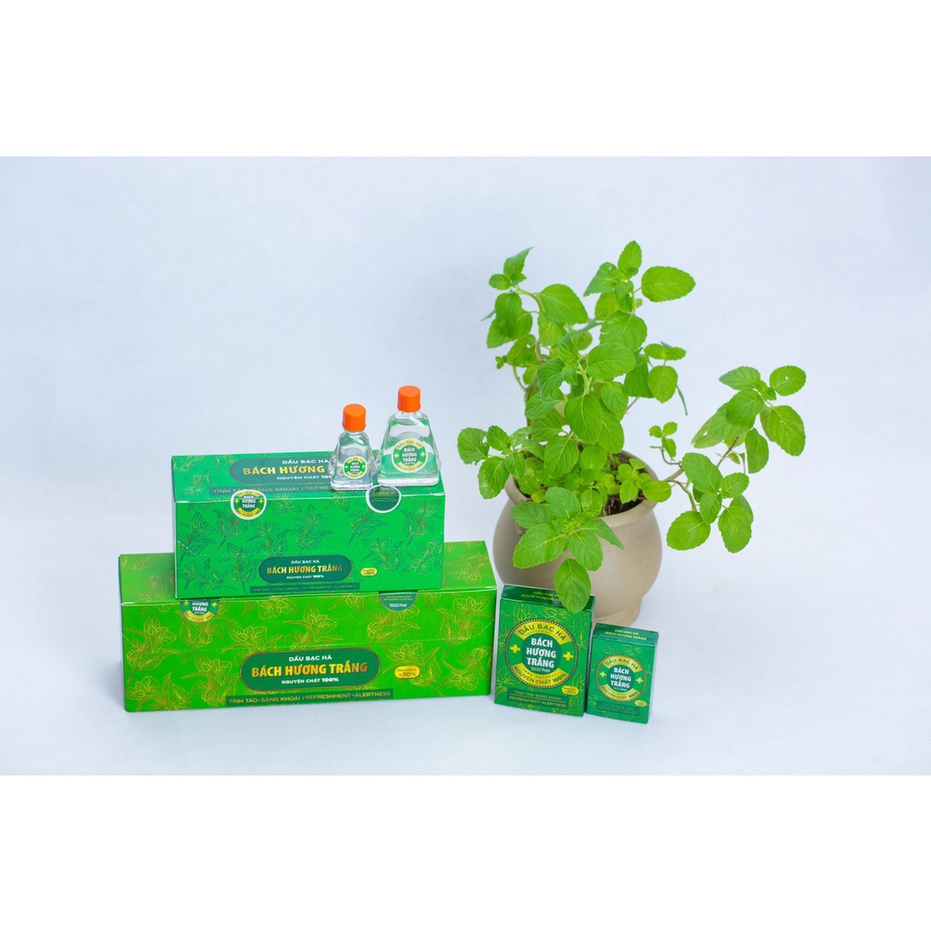 Dầu bạc hà BÁCH HƯƠNG TRẮNG 3ml