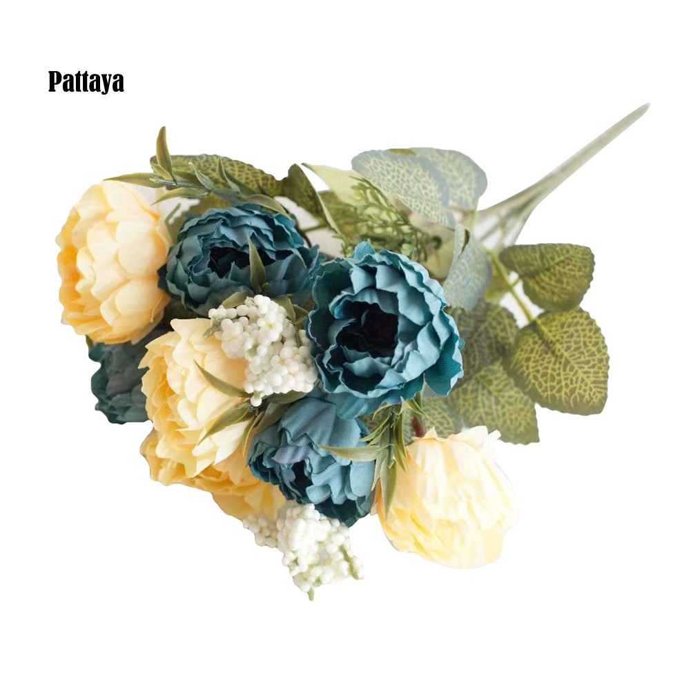 1 Bông Hoa Mẫu Đơn Nhân Tạo Cho Trang Trí