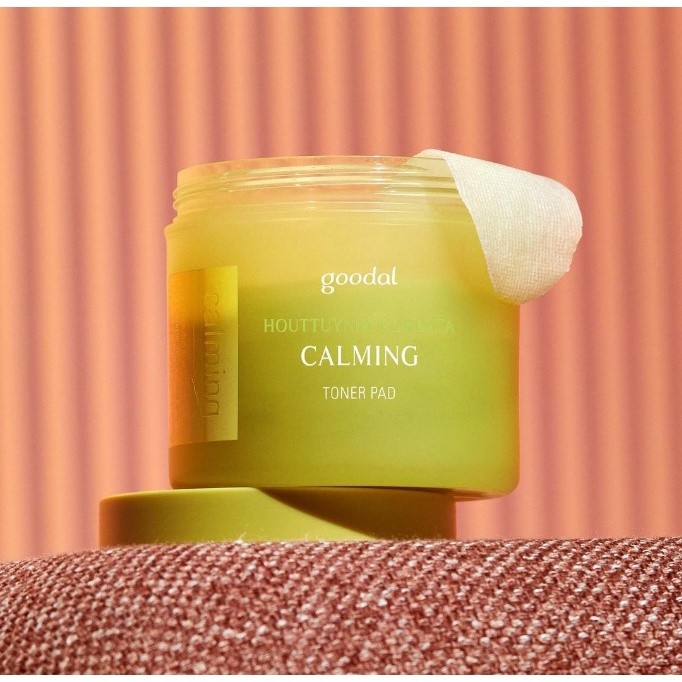 Pad dưỡng diếp cá GOODAL HOUTTUYNIA CORDATA CALMING TONER PAD