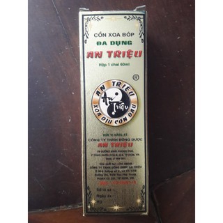Cồn xịt xoa bóp An triệu 60ml hạn mới