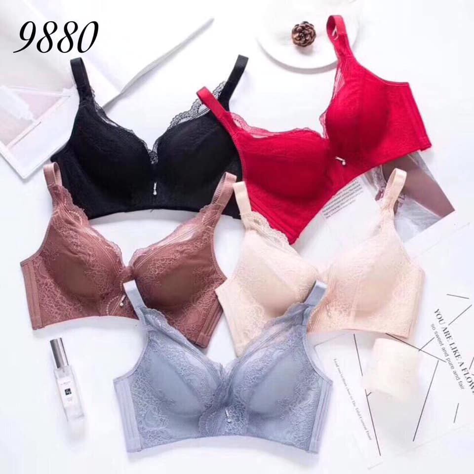 Áo lót chống chảy xệ phối ren cao cấp