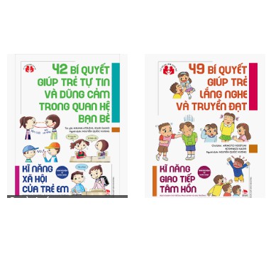 Sách Combo 42 Bí Quyết Gíup Trẻ Tự Tin Và 49 Bí Quyết Gíup Trẻ Lắng Nghe