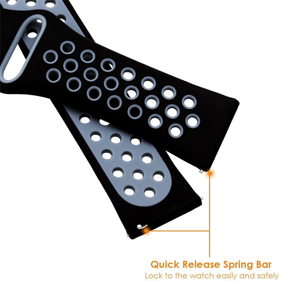 Dây đeo đồng hồ silicon 20mm tương thích cho Xiaomi Huami Amazfit GTS /Bip Lite Youth/GTR 42mm