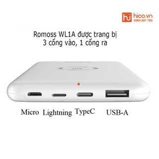 Pin sạc dự phòng Romoss WL1A 10000mAh